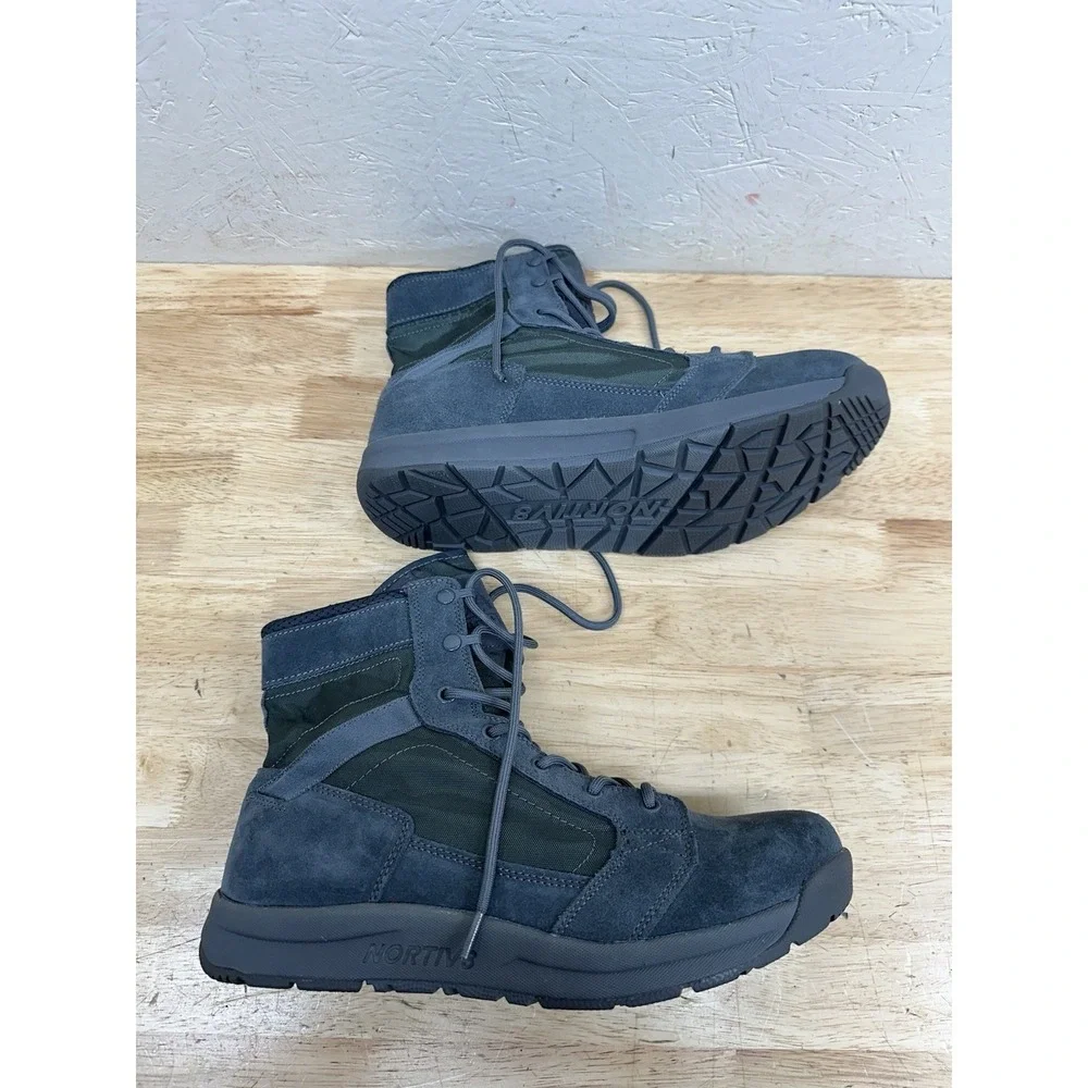 Nortiv 8 Delta-low Men's 12 Lightweight Military Combat Work Boots Gray